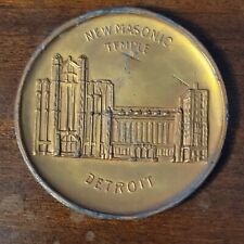 New Masonic Temple Detroit Lucky Penny Harding 1923 picture