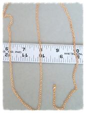 SMALL 4 ft Chain 3mm Oval ~ Rosary Finding Making Parts finish GOLD picture