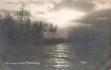 IN, Rochester, Indiana, RPPC, Lake Manitou, Moonlight, ML Photo No 13 picture
