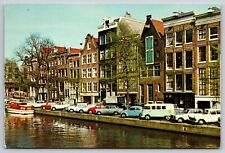 Postcard Netherlands Holland Princes Canal Anne Frank House 6H picture