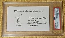 Robert Dennard Autograph Signed Hand Drawn Sketch Inventer of DRAM 💻 PSA DNA  picture