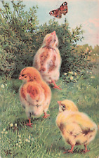Postcard Vintage (2) Fowl/Ernest Nister (2-Card #'s) (1-P, 1-UP) (#362) picture
