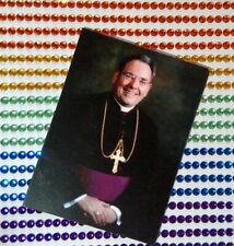 Holy Card Portrait of Archbishop John J Myers, Illinois, Catholic Bishop & Cross picture
