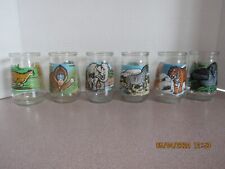 Welch's Jelly Jar Glass North American Collection Endangered Species Set Of 6 picture
