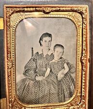 1/4 Ambrotype Poe / Halyburton Families Virginia  ID'd Texas Photographer picture
