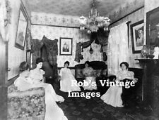 Klondike Old West Photo  Climax Parlor House Brothel Girls Soiled Doves 1898 picture