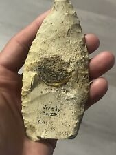 4 3/4 Inch Red Ochre Blade Native American Found In Jersey Co Illinois picture