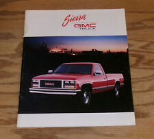 Original 1989 GMC Sierra Truck Sales Brochure 89 SL SLE SLX picture