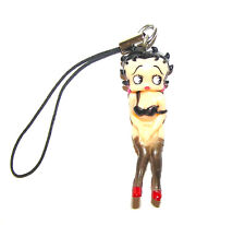BETTY BOOP Charm For Cell Phone/Purse, Wearing Sexy Lingerie, Black & Red picture
