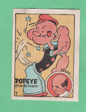 Popeye/ EC Segar  1940 Cultura Bruguera Spanish   Film Star card .. picture