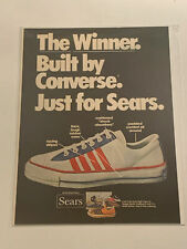 1974 Converse Winner Basketball Shoes Sears Exclusive Vtg Magazine Print Ad picture