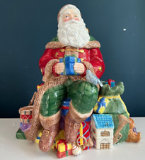 Waterford Holiday Heirlooms Santa Cookie Jar 130667 Vintage Rare Limited Edition picture