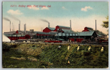 Antique Postcard~ Rolling Mills~ Fort Wayne, Indiana, IN picture