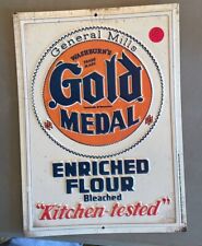 tin poster Gold Medal Enriched Flour picture