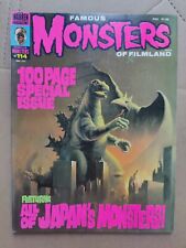 Famous Monsters Of Filmland 114 Nice FN Midgrade Magazine Godzilla Cover picture
