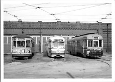 Kuhlman St.Louis Car Co. Streetcar Trolley Railway Depot 1950s Vintage Photo picture