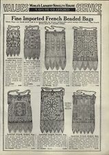 1931 PAPER AD 6 PG French Beaded Bags Whiting Davis Mesh Baby Link Shoe Buckles picture