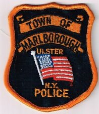 pick 1 Marlborough Police, New York patch: old (cheesecloth) or new style picture