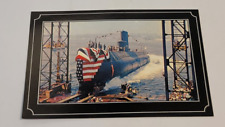 Plastichrome Ireland The U.S.S. Seawolf Nuclear Powered Submarine Navy Postcard picture