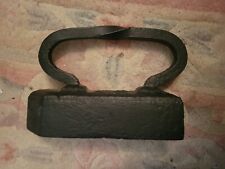 Vintage Very Early  Antique Cast Sad Iron-great as door stop or bookend picture