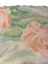 Vintage  MARTEX Monet's WATER LILIES QUEEN Flat Sheet picture