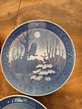 decorative plate set vintage picture