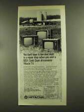 1972 Hitachi Solid-State All-Transistor TV Ad picture