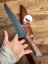 Custom Handmade Fixed blade bowie knife vintage survival Hunt with leather sheat picture
