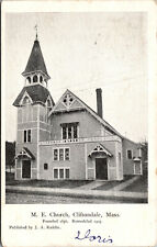 Vtg 1906 Methodist Episcopal Church Cliftondale Saugus Massachusetts MA Postcard picture