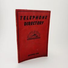 Original Vtg Telephone Directory United States Ship USS Bunker Hill 1945 WWII  picture