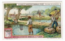 Vintage 1926 Trout & Carp Fishing Card picture