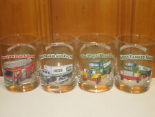 Vintage HESS Truck Collector Series- Original New Set 4 Glasses with Rare Card picture