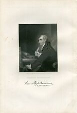 1868 ENGRAVING FRANCIS HOPKINSON BORN PHILA 1738 NAT PORTRAIT GAL DIST AMERICAN picture