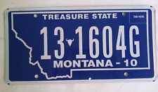 Montana- License Plate, 13-16046-Base-Introduced 2010. Expired. For Collection picture