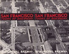 1947 Vintage SAN FRANCISCO Travel Map Brochure - Municipal Railway picture