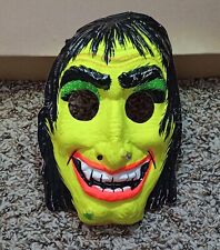 Vintage-1960s/1970s Collegeville Witch Halloween Mask - Not Ben Cooper picture