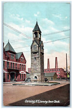c1910 Corning Town Clock Corning New York NY Antique Unposted Postcard picture