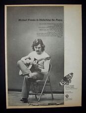 Michael Franks Sleeping Gypsy 1977 Short Print Poster Type Ad, Promo Advert picture