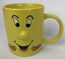 New Allied Design Happy Face Feet Coffee Mug Tea Cup Handle Yellow 3D Vintage picture