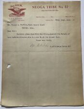RARE Colorado 1913 Improved Order of Red Man Neoga Tribe No 57 Lake City Bonfils picture