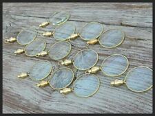 Brass Magnifying Glass Key chain Nautical Pendent Magnifier Key Ring lot of 50 picture
