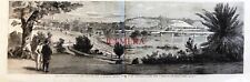 America Civil War 'View of Richmond, Virginia' Original Antique 1862 Print E11/N picture