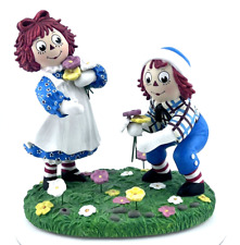 Raggedy Andy & Raggedy Ann Collectible  Figurine Danbury Mint Just For You 1998 picture