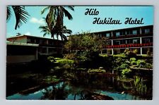 Hilo HA-Hawaii, Hilo Hukilau Hotel, Advertising, Vintage Postcard picture