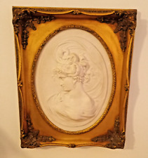 Louis Alexandre Bottee (French, 1852-1940) Framed Marble Sculpture w/Medalion picture