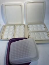 Vintage Tupperware mixed Lot Deviled Egg Container & Storage - Used picture