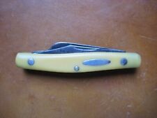 VINTAGE SCHRADE NY USA 835Y FOLDING POCKET KNIFE KNIVES TOOLS w/advertisement picture