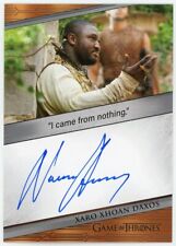 2023 Game of Thrones Art & Images Nonso Anozie Quotable Autograph SCARCE picture