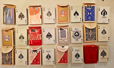 12 Complete Pinochle Card Decks Bicycle, Hoyle, Stud, Bee, Aviator, Stardust etc picture