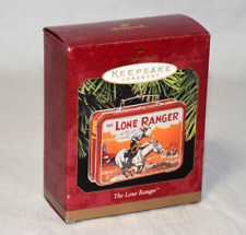 Hallmark Keepsake Ornament 1997 The Lone Ranger Pressed Tin Lunchbox - NEW picture